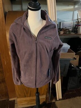 Columbia Full-Zip Fleece Jacket - Mauve Purple